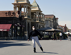 pattinaggio sulla Passeggiata